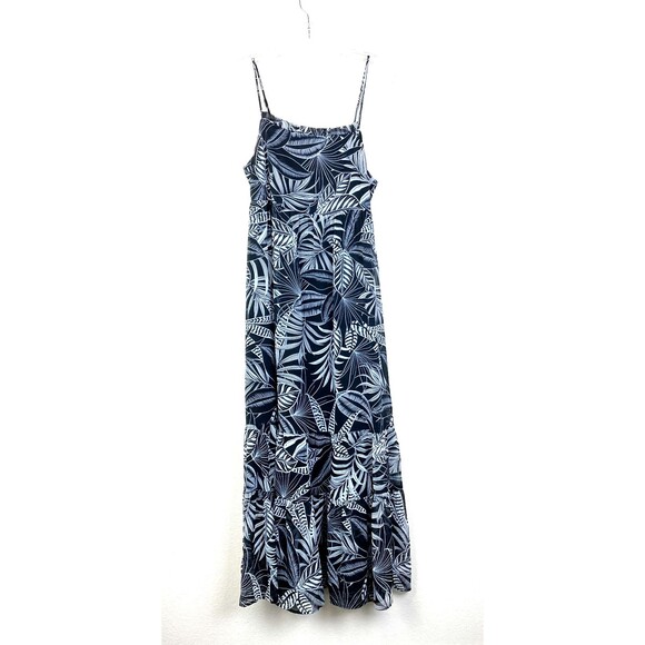 Banana Republic Dresses & Skirts - Banana Republic Women’s Maxi Dress Size S Black White Tropical Tiered High Waist